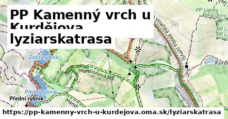 PP Kamenný vrch u Kurdějova Lyžiarske trasy  