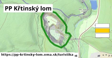 PP Křtinský lom Turistické trasy  