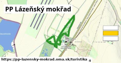 PP Lázeňský mokřad Turistické trasy  