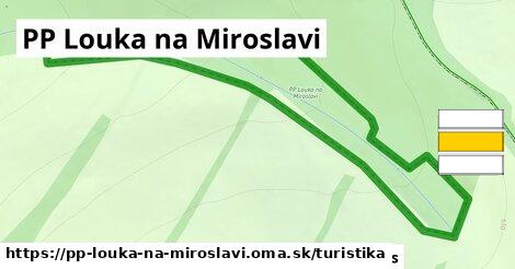 PP Louka na Miroslavi Turistické trasy  