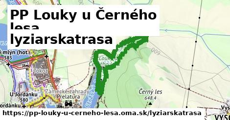 PP Louky u Černého lesa Lyžiarske trasy  