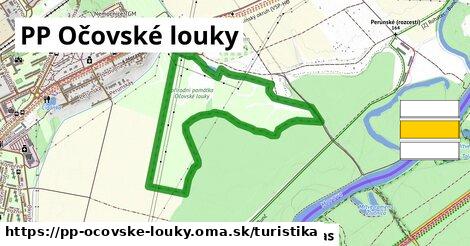 PP Očovské louky Turistické trasy  