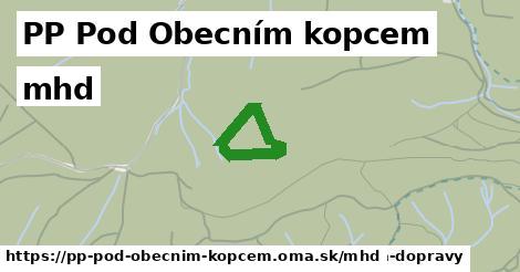 PP Pod Obecním kopcem Doprava  