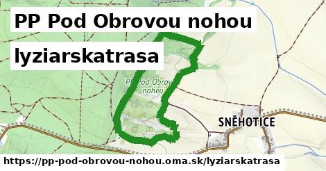 PP Pod Obrovou nohou Lyžiarske trasy  