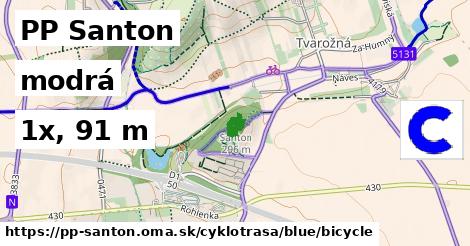 PP Santon Cyklotrasy modrá bicycle
