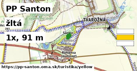 PP Santon Turistické trasy žltá 