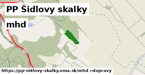 PP Šidlovy skalky Doprava  