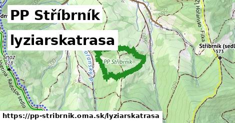 PP Stříbrník Lyžiarske trasy  