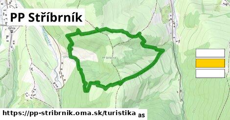 PP Stříbrník Turistické trasy  