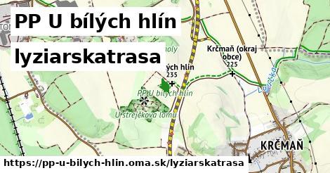 PP U bílých hlín Lyžiarske trasy  