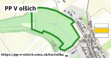 PP V olších Turistické trasy  