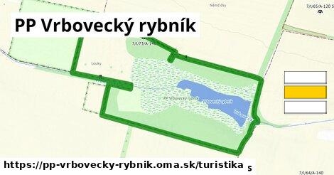 PP Vrbovecký rybník Turistické trasy  