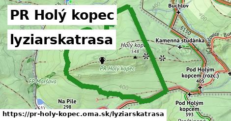 PR Holý kopec Lyžiarske trasy  
