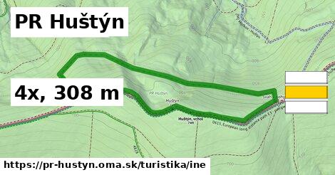 PR Huštýn Turistické trasy iná 
