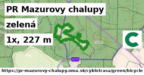 PR Mazurovy chalupy Cyklotrasy zelená bicycle