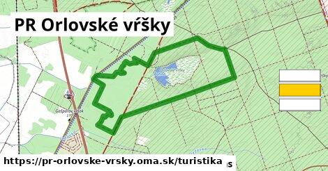 PR Orlovské vŕšky Turistické trasy  