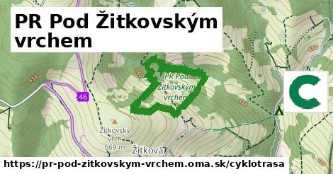 PR Pod Žitkovským vrchem Cyklotrasy  