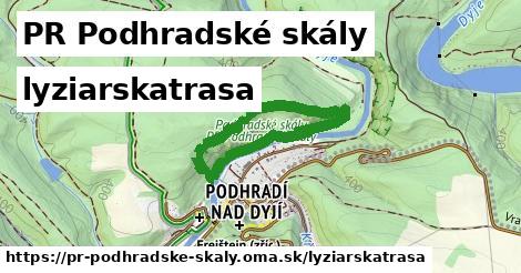 PR Podhradské skály Lyžiarske trasy  