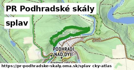 PR Podhradské skály Splav  