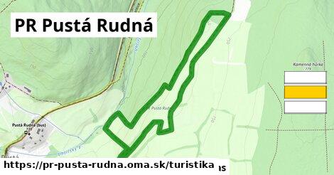 PR Pustá Rudná Turistické trasy  