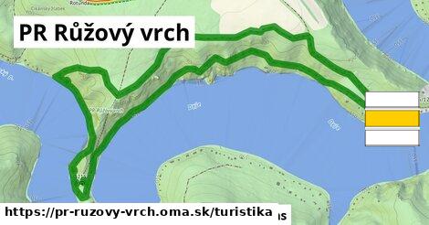 PR Růžový vrch Turistické trasy  