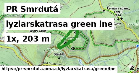 PR Smrdutá Lyžiarske trasy zelená iná