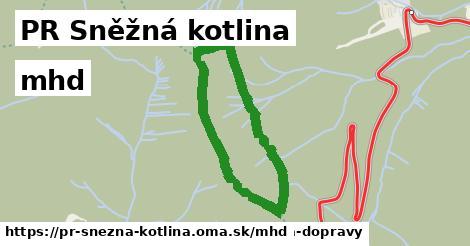 PR Sněžná kotlina Doprava  