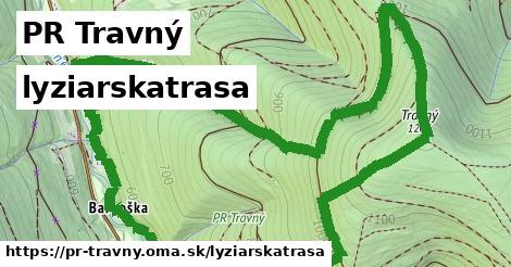 PR Travný Lyžiarske trasy  