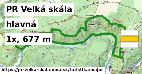 PR Velká skála Turistické trasy hlavná 