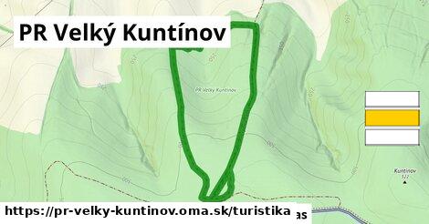 PR Velký Kuntínov Turistické trasy  