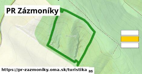 PR Zázmoníky Turistické trasy  