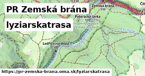 PR Zemská brána Lyžiarske trasy  