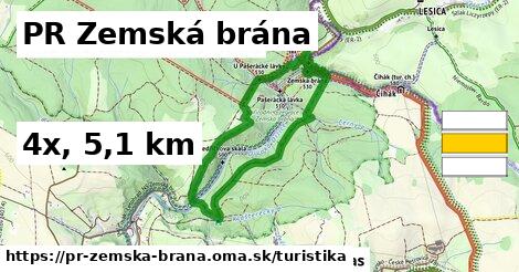 PR Zemská brána Turistické trasy  