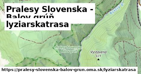 Pralesy Slovenska - Balov grúň Lyžiarske trasy  