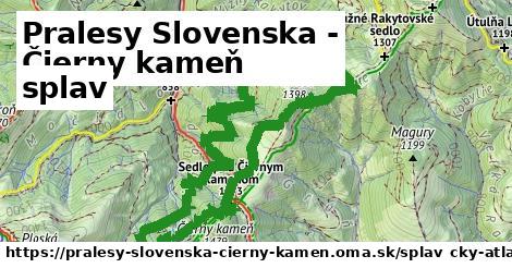 Pralesy Slovenska - Čierny kameň Splav  