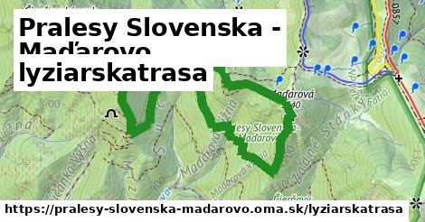Pralesy Slovenska - Maďarovo Lyžiarske trasy  