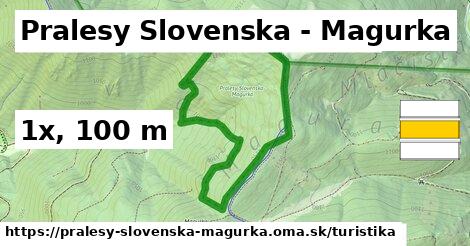 Pralesy Slovenska - Magurka Turistické trasy  