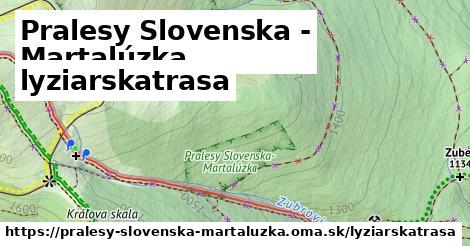 Pralesy Slovenska - Martalúzka Lyžiarske trasy  