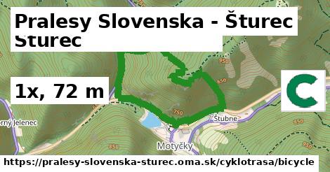 Pralesy Slovenska - Šturec Cyklotrasy bicycle 