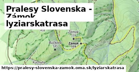 Pralesy Slovenska - Zámok Lyžiarske trasy  