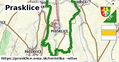 Prasklice Turistické trasy  