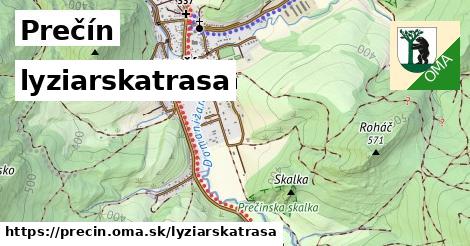 Prečín Lyžiarske trasy  