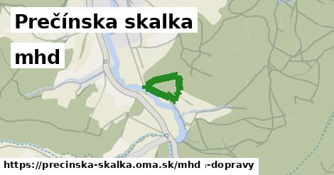 Prečínska skalka Doprava  