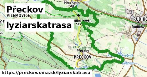 Přeckov Lyžiarske trasy  