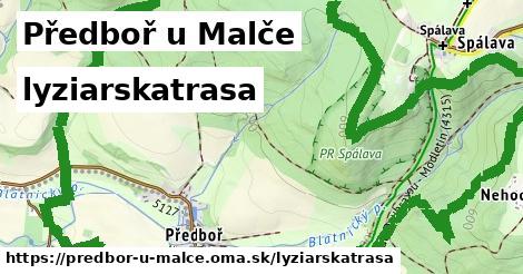 Předboř u Malče Lyžiarske trasy  