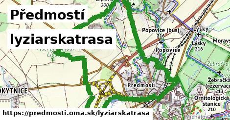 Předmostí Lyžiarske trasy  
