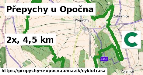 Přepychy u Opočna Cyklotrasy  