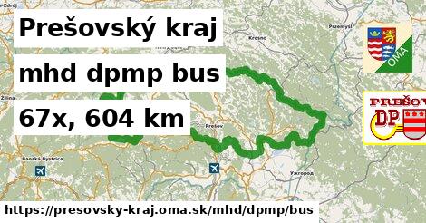 Prešovský kraj Doprava dpmp bus