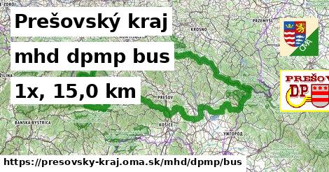 Prešovský kraj Doprava dpmp bus