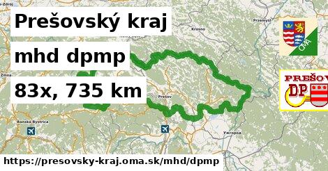 Prešovský kraj Doprava dpmp 